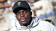 Ly�a� Nathan Tchibozo na olympijských hrách.