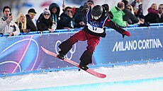 �ínská snowboardistka �ia-jü Liou spadla p�i tréninku na olympijských hrách.