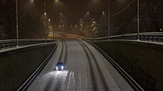 Zimní po�así se vrací do Moravskoslezského kraje, náledí komplikuje dopravu...