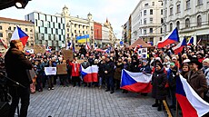 Demonstrace Milionu chvilek s názvem �Brno za prezidenta� (15. února 2026)