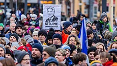 Demonstrace na podporu prezidenta Petra Pavla v Hradci Králové (15. února 2026)