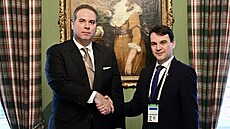 Ministr zahrani�í Petr Macinka jednal se svým �ernohorským prot�j�kem Filipem...