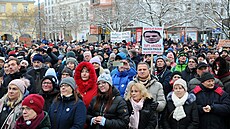 Demonstrace Milionu chvilek na podporu prezidenta Petra Pavla v Ostrav� (15....