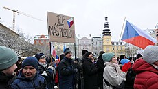 Demonstrace Milionu chvilek na podporu prezidenta Petra Pavla v Ostrav� (15....