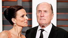 Robert Duvall a jeho man�elka Luciana na ve�írku Vanity Fair po ud�lování...