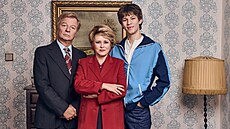 Maro� Kramár, Michaela �obejová a Marko Kramár v seriálu S�ub