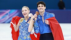 Kanadský pár Piper Gillesová a Paul Poirier na ZOH 2026 vybojoval bronz v...
