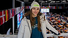 �eská plavkyn� Barbora Seemanová coby host bud�jovického olympijského festivalu