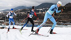 Slovinský sdru�ená� Gasper Brecl, �eský závodník  Ji�í Konvalinka a Fin Wille...