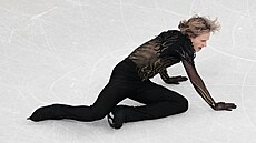 Americký krasobrusla� Ilja Malinin a jeho pád.