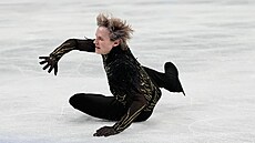 Malá sportovní tragédie amerického krasobrusla�e Ilji Malinina.