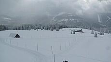 Dvo�ákova bouda ve �pindlerov� Mlýn� (18. února 2026)