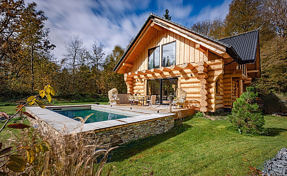 P�i plánování vzhledu nového domu se majitelka inspirovala svými cestami na...