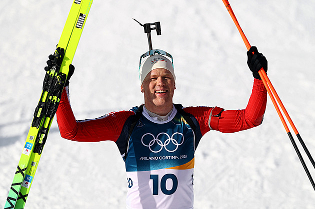 Uklidni se, křičel na soupeře z Francie. Pak opomíjený Dale-Skjevdal ujel a vyhrál