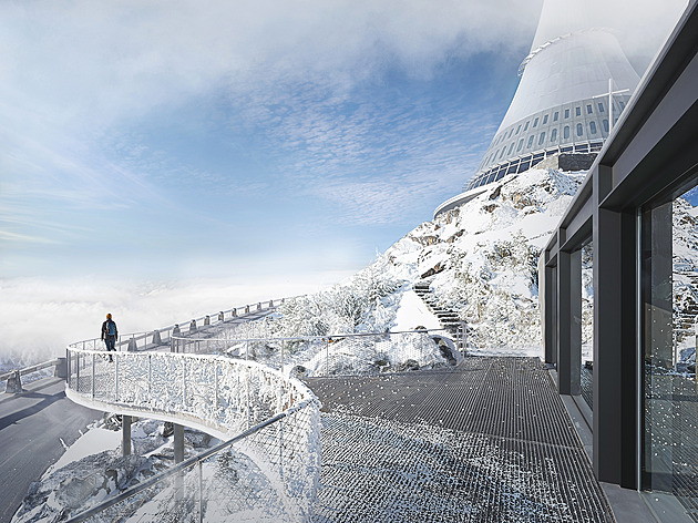 Starého mastodonta nahradí vzdušný hrdina. Liberec ukázal návrh zázemí lanovky na Ještěd