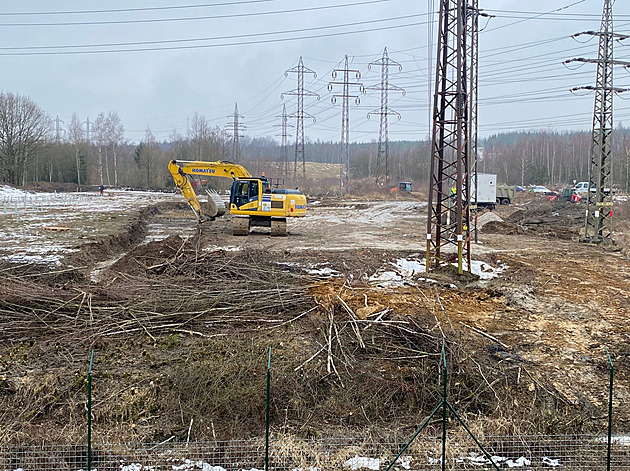 Na Sokolovsku staví jedno z největších bateriových úložišť v Česku