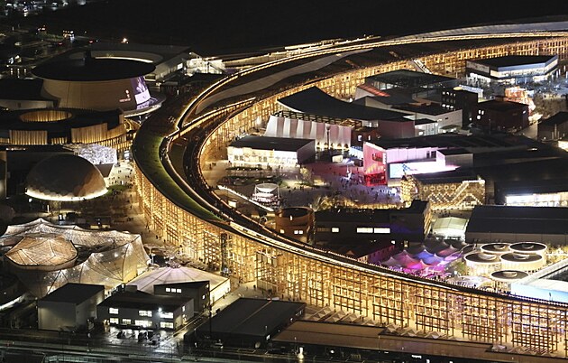 Areálu Expo 2025 v japonské Ósace dominoval v pr�b�hu konání sv�tové výstavy...
