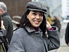 Sophia Chikirouová, kandidátka Nepodrobené Francie na starostku Pa�í�e (24....