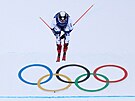 �eský skikrosový závodník Daniel Paulus. (21. února 2026)