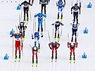 Finále mu�ského b�eckého závodu na 50 kilometr�. (21. února 2026)