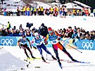 Kana�an Antoine Cyr, Gus Schumacher z USA a N�mec Florian Notz ve finále...