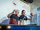 Rychlobrusla�ka Martina Sáblíková v �eském dom�. (21. února 2026)