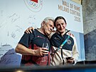 Rychlobrusla�ka Martina Sáblíková v �eském dom�. (21. února 2026)