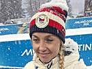 Tereza Voborníková ne�et�ila nad�ením ze své t�ce vyd�ené bronzové medaile...