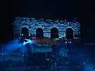 Verona Arena p�i záv�re�ném ceremoniálu zimních olympijských her (22. února...