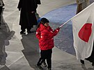 Japonci na záv�re�ném ceremoniálu zimních olympijských her (22. února 2026)