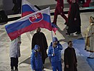 Slováci na záv�re�ném ceremoniálu zimních olympijských her (22. února 2026)