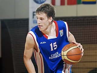 Jan Veselý v roce 2008 na EuroBasketu U18.