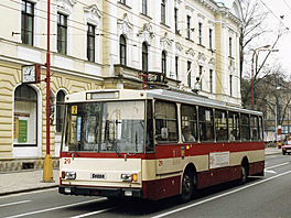 Trolejbus �koda 14 Tr, Hradec Králové, 1992