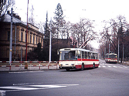 Trolejbusy �koda 14 Tr, Hradec Králové, 1992