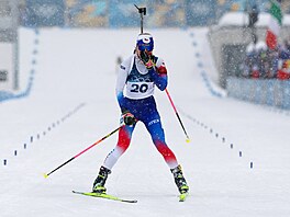 ��astná Tereza Voborníková je t�etí v cíli závodu s hromadným startem. (21....