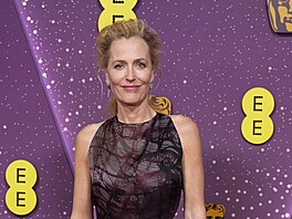 Gillian Andersonová na cenách BAFTA v Londýn� (22. února 2026)