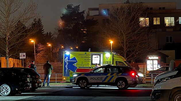 Pra��t� policist� zadr�eli ve �tvrti Hostavice po ohled�n� auta cizince podez�el�ho z n�siln� trestn� �innosti v Polsku. (20. �nora 2026)