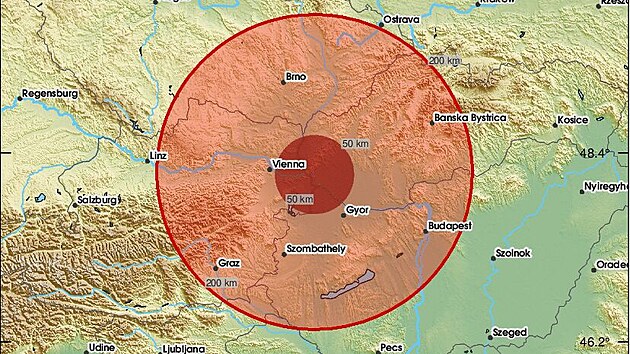 Bratislavu a okolí zasáhlo zemětřesení o síle 4,3. Lidem se třásl nábytek