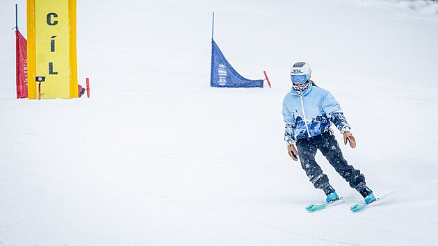 D�tsk� z�vody v ob��m slalomu na snowboardu organizuje pod Je�t�dem klub SNB Seve�ani spolu s olympijskou v�t�zkou Zuzanou Mad�rovou (Liberec, 21. �nora 2026).