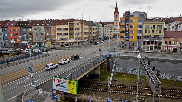 P�ipravovan� rekonstrukce plze�sk� k�i�ovatky na Bel�nce v Plzni m� p�in�st nov� odbo�ovac� pruh z Klatovsk� do Borsk� ulice ve sm�ru z centra m�sta. (18. �nora 2026)