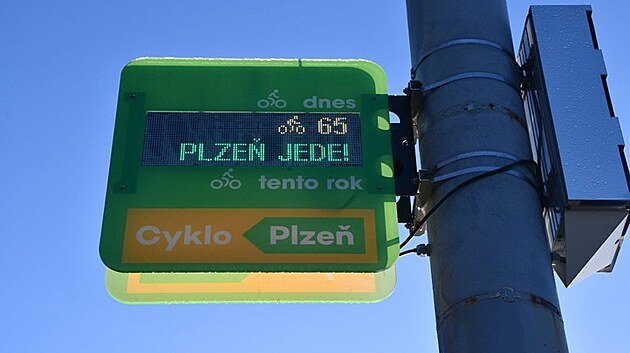S��ta�e cyklist� se nach�zej� na frekventovan�ch stezk�ch v Plzni. A to v ulici U Prazdroje a v Karlovarsk� ulici.