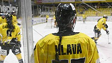 Nicolas Hlava b�hem rozbruslení Vlasatého zápasu