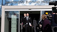 Nový ministr �ivotního prost�edí Igor �ervený se ujímá funkce. Uvedení...