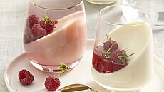 Panna cotta s ovocem