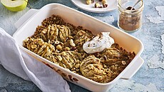 Pe�ená jablka s drobenkou