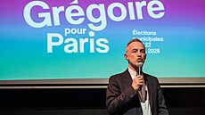 Emmanuel Grégoire, kandidát socialist� na starostu Pa�í�e (22. února 2026)
