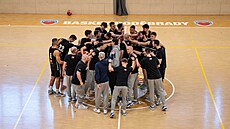 �eská reprezentace na srazu p�ed kvalifika�ními duely o MS se Slovinskem.