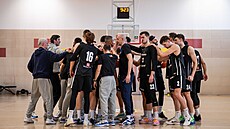 �eská basketbalová reprezentace po tréninku v Pod�bradech.