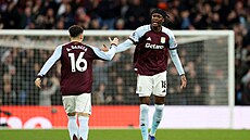Radost Tammyho Abrahama z Aston Villy po vyrovnávací tref� proti Leedsu.
