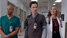 Turk (Donald Faison), J.D. (Zach Braff) a Elliott (Sarah Chalke)